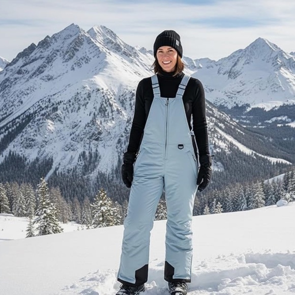 REI Pants - Arctic Quest Womens Ski Snow Bibs Pants Insulated Water Resistant Overalls